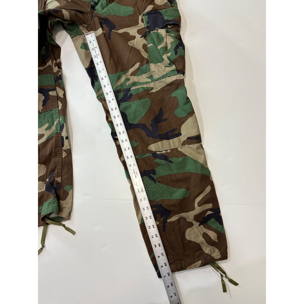 Sold. Tru-Spec Mens Woodland Camo Cargo Pants 100% Cotton Ripstop - Picture 8 of 11